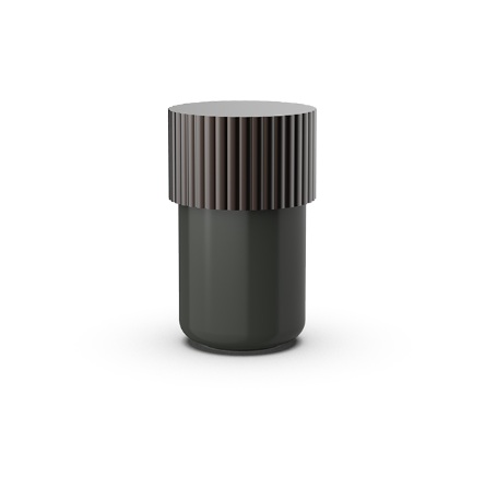 OF.LINE DMD S karp kaanega, keraamika/alumiinium, 12.3 x 7.6 x 7.6cm- palju värvikombinatsioone (pildil mocca/moor). Hind 97,65 € (km-ga)
